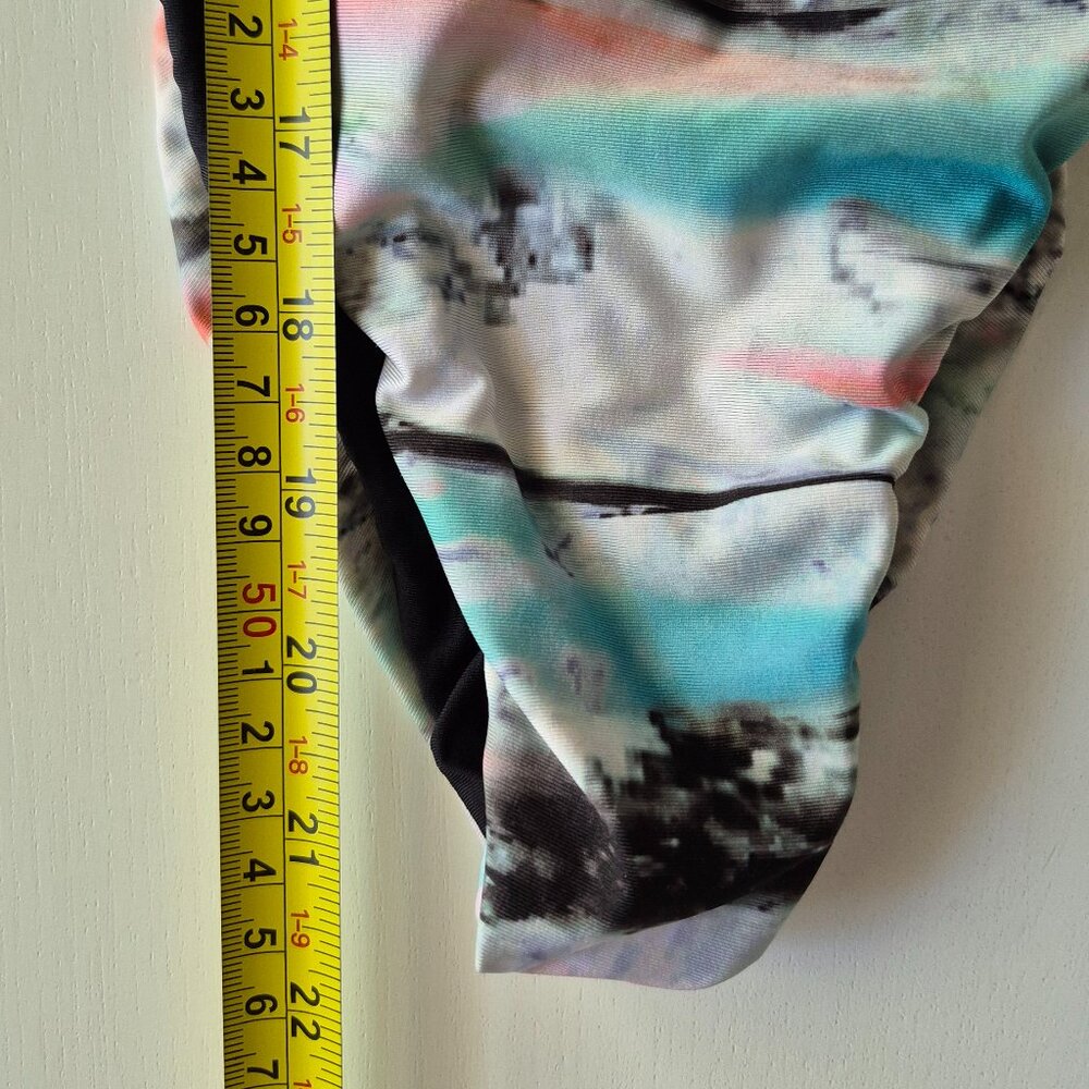 High Cut Multi-Color One Piece Bathing Suit - Picture 8 of 10